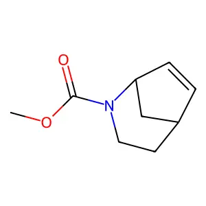 2-Azabicyclo(3.2.1)oct-6-ene-2-carboxylic acid methyl ester structure