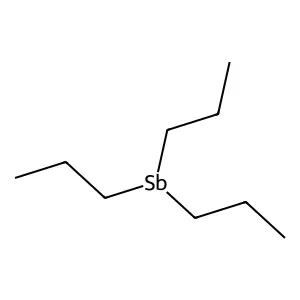 Tripropylstibine structure
