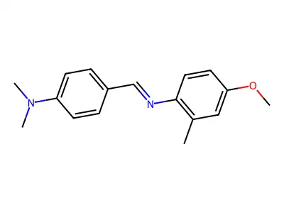 N-(4-(Dimethylamino)benzylidene)-2-methyl-P-anisidine structure