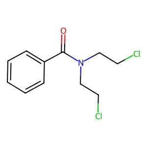 N,N-bis(2-chloroethyl)benzamide structure