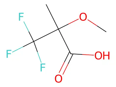 3,3,3-Trifluoro-2-methoxy-2-methylpropanoic acid structure