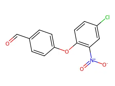 4-(4-Chloro-2-nitro-phenoxy)-benzaldehyde structure