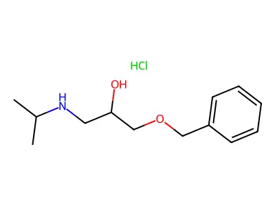 1-(Benzyloxy)-3-(isopropylamino)propan-2-OL hydrochloride structure