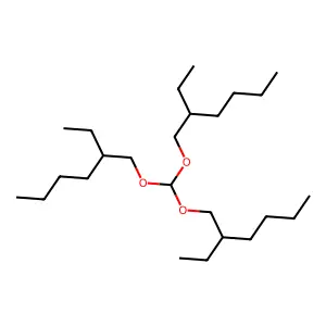 3-({Bis[(2-ethylhexyl)oxy]methoxy}methyl)heptane structure