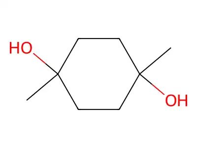 1,4-Cyclohexanediol, 1,4-dimethyl-, structure