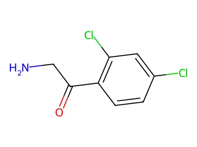 2-Amino-2',4'-dichloroacetophenone structure