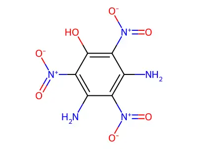 Phenol, 3,5-diamino-2,4,6-trinitro- structure