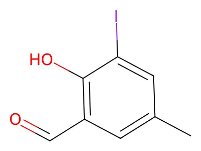 2-Hydroxy-3-iodo-5-methylbenzaldehyde structure