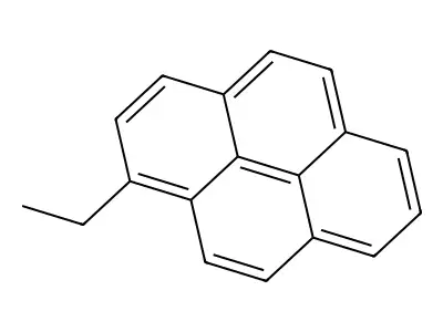 1-Ethylpyrene structure