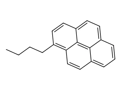 1-Butylpyrene structure