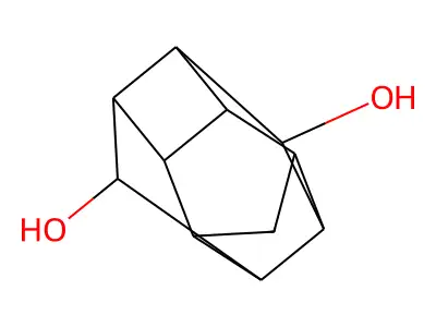 (8R,11S)-pentacyclo[5.4.0.0^{2,6}.0^{3,10}.0^{5,9}]undecane-8,11-diol structure