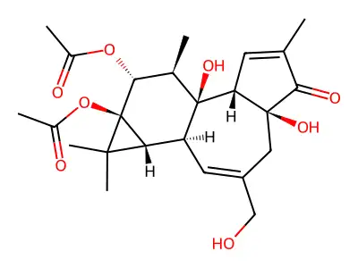 4alpha-Phorbol 12,13-diacetate structure