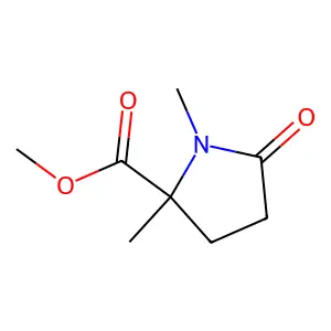 Methyl 1,2-dimethyl-5-oxo-2-pyrrolidinecarboxylate structure