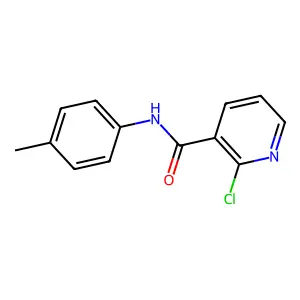 2-chloro-N-(4-methylphenyl)pyridine-3-carboxamide structure