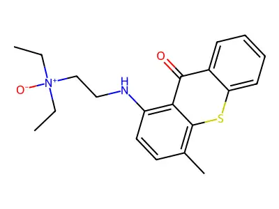 Lucanthone N-oxide structure