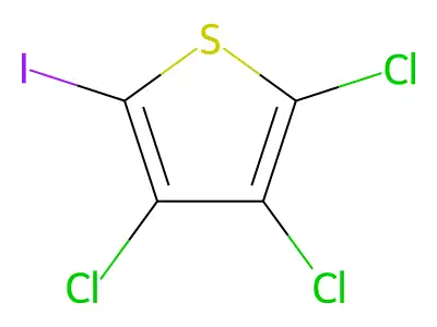 2,3,4-Trichloro-5-iodothiophene structure
