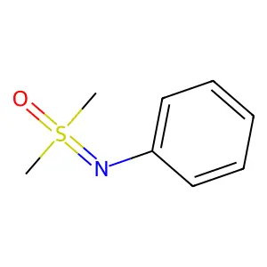 S,S-dimethyl-N-phenylsulfoximide structure