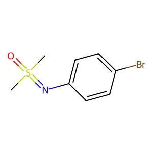 ((4-Bromophenyl)imino)dimethyl-lambda6-sulfanone structure