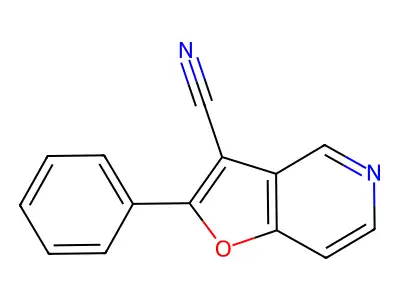 2-Phenylfuro[3,2-c]pyridine-3-carbonitrile structure