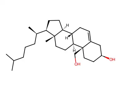 5-Cholesten-3|A,19-diol structure