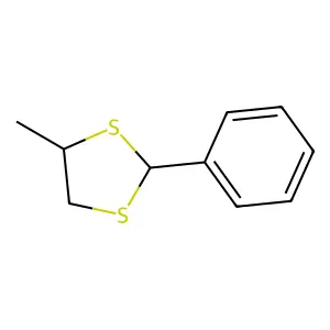 4-甲基-2-苯基-1,3-二硫戊环 structure
