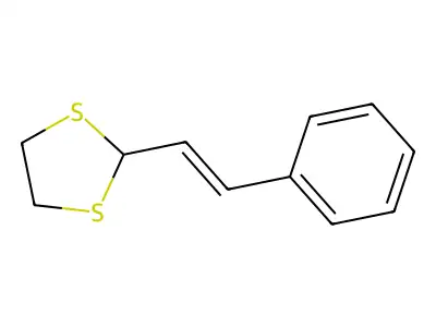 2-(2-苯乙烯基)-1,3-二硫戊环 structure