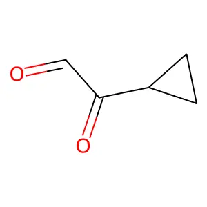 Cyclopropaneglyoxylaldehyde structure