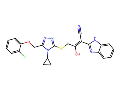 CAS 5617-94-7 - C23H19ClN6O2S structure