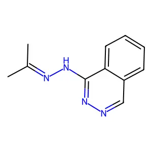1(2H)-Phthalazinone, (1-methylethylidene)hydrazone structure