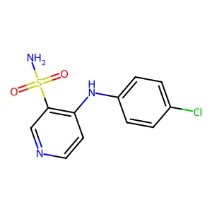 4-(4-Chloroanilino)-3-pyridinesulfonamide structure