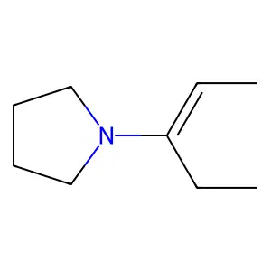(E)-1-Pyrrolidino-2-pentene structure