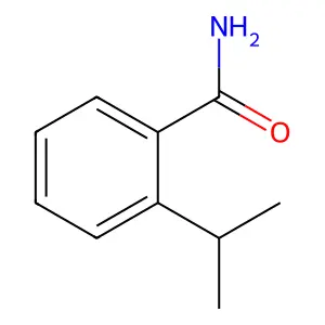 Benzamide, 2-(1-methylethyl)- structure