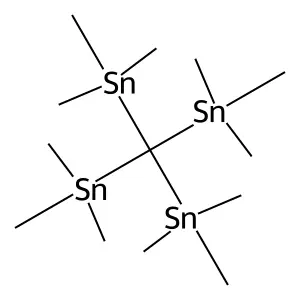 Stannane, methanetetrayltetrakis(trimethyl- structure