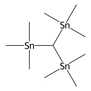 Stannane, methylidynetris[trimethyl- structure