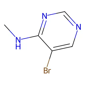 5-bromo-N-methylpyrimidin-4-amine structure