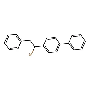4-(1-Bromo-2-phenylethyl)-1,1'-biphenyl structure