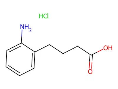 4-(2-氨基苯基)丁酸 structure