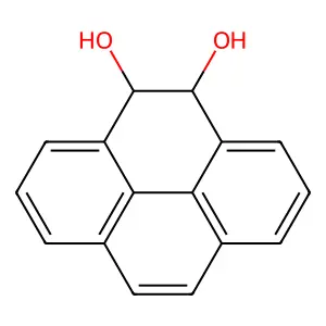 trans-4,5-Dihydro-4,5-dihydroxypyrene structure