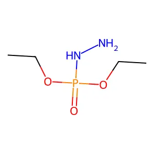 Phosphorohydrazidic acid, diethyl ester structure