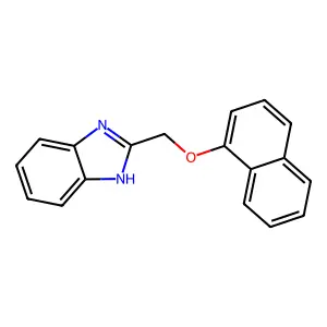 2-[(1-Naphthyloxy)methyl]-1h-benzimidazole structure