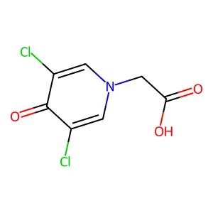 3,5-二氯-4-氧代-4H-吡啶-1-乙酸 structure