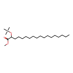 Octadecanoic acid, 2-[(trimethylsilyl)oxy]-, methyl ester structure