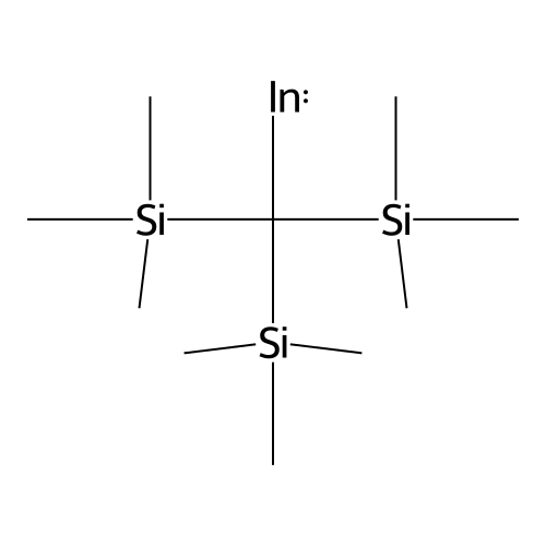 Indium, [tris(trimethylsilyl)methyl]- structure
