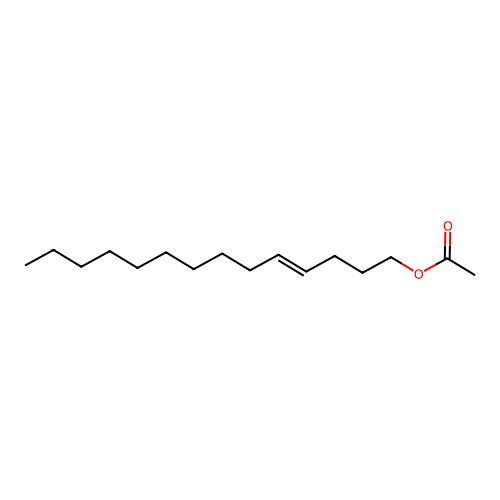 (E)-4-Tetradecenyl acetate structure