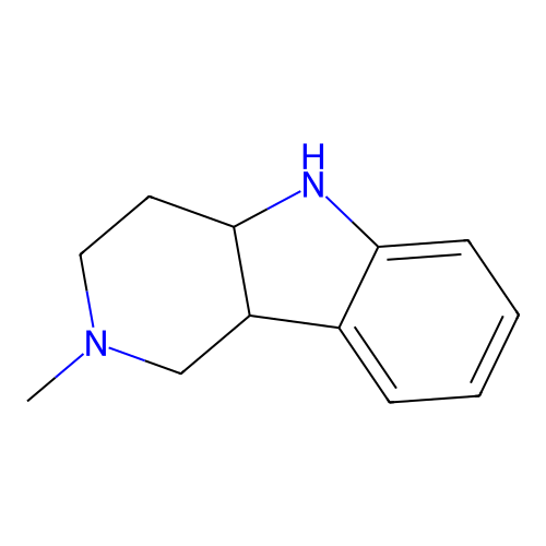 2-Methyl-2,3,4,4a,5,9b-hexahydro-1H-pyrido[4,3-b]indole structure