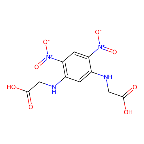 N-2,4-dinitrophenyl (bis)glycine structure