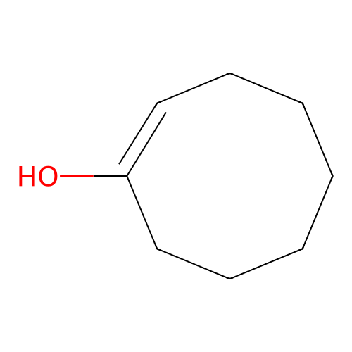 Cycloocten-1-ol structure