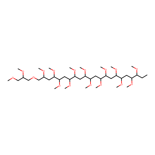 Docosane, 1-(2,3-dimethoxypropoxy)-2,4,5,7,8,10,11,13,14,16,17,19,20-tridecamethoxy- structure