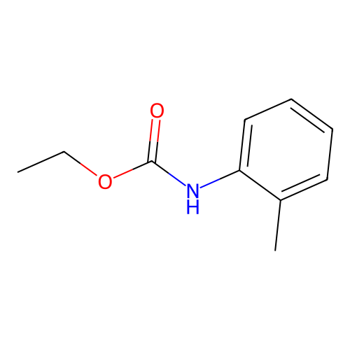 Ethyl N-(2-methylphenyl)carbamate structure