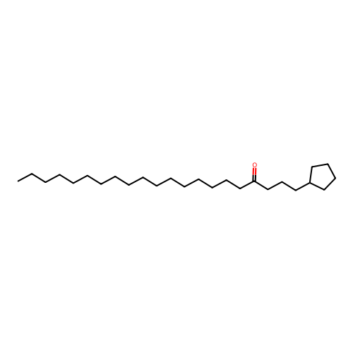 4-Heneicosanone, 1-cyclopentyl- structure